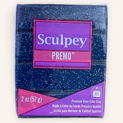 Sculpey Premo Polymer Clay 57G Block Galaxy Glitter