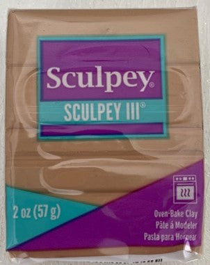 ***$1 DEAL*** Sculpey III Polymer Clay 57G Block Tan