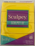 Sculpey III Polymer Clay 57G Block Yellow