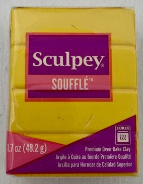 Sculpey Souffle Polymer Clay 48G Block Canary