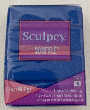 Sculpey Souffle Polymer Clay 48G Block Cornflower