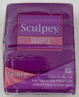 Sculpey Souffle Polymer Clay 48G Block Grape