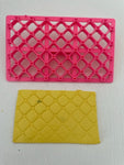 Pink Texture Plate 12x7cm #10
