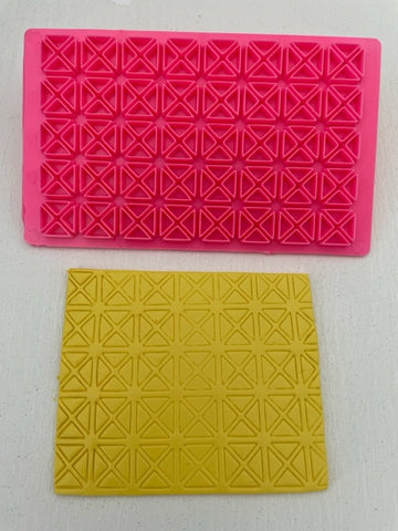 Pink Texture Plate 12x7cm #12