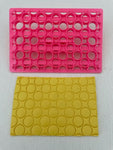 Pink Texture Plate 11x7cm #3