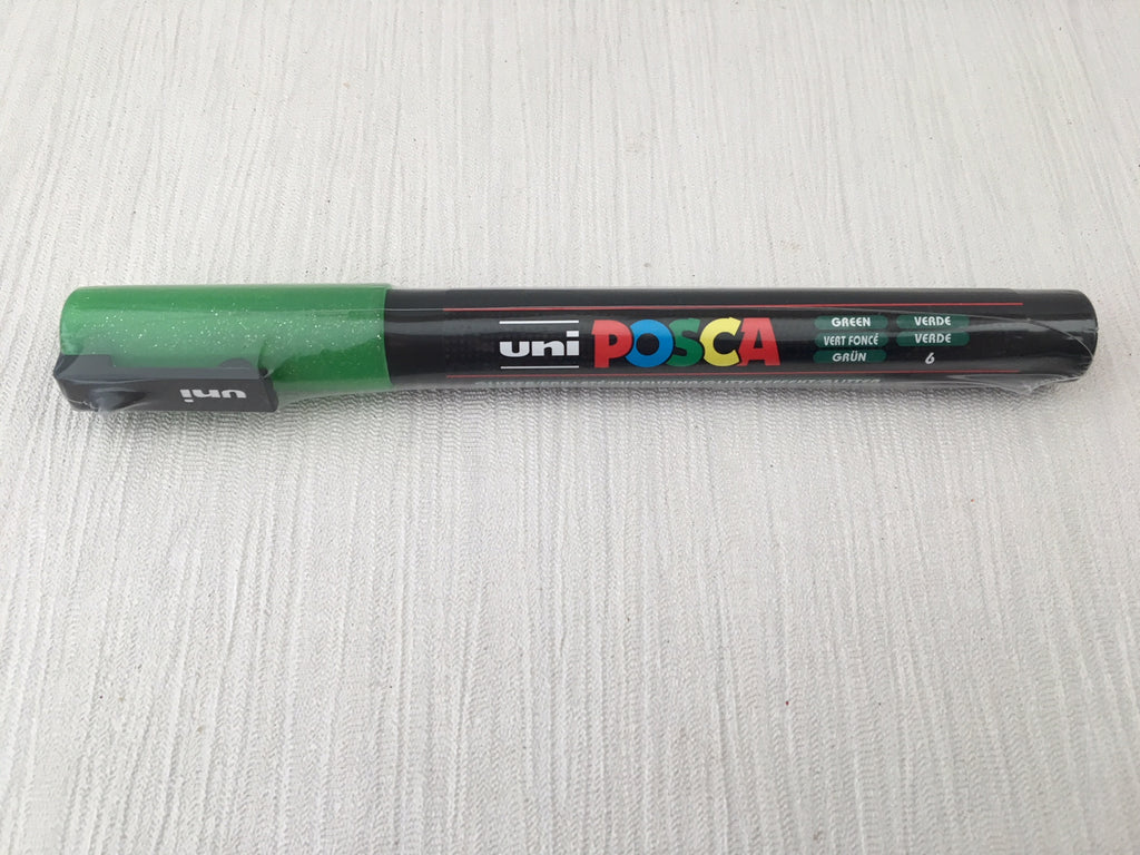 Uni Posca Marker PC 3ML - Glitter Green