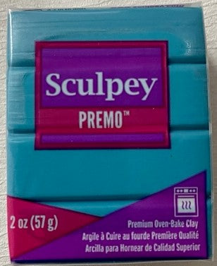 Sculpey Premo Polymer Clay 57G Block Turquoise (5505)
