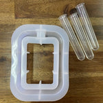 Silicone Resin Mold Propogation Vases & Acrylic Test Tubes - Various Shapes