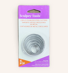 Sculpey Premo Graduated Circle Metal Cutters 6pc