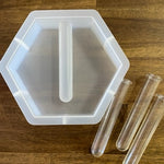 Silicone Resin Mold Propogation Vases & Acrylic Test Tubes - Various Shapes