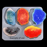 Silicone Resin Mold Coasters Geode