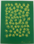 HanniHandMade Silk Screen Buzzzy Bees