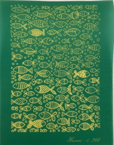 HanniHandMade Silk Screen Fish