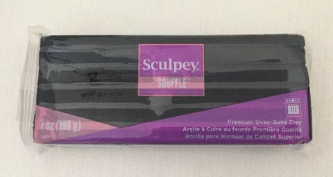 Sculpey Souffle Polymer Clay 198G 7oz Block Poppy Seed