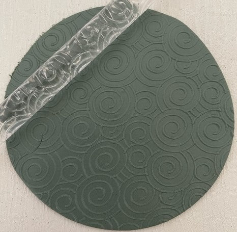 Texture Pattern Acrylic Clay Roller Swirl