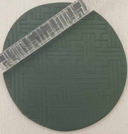 Texture Pattern Acrylic Clay Roller Circuit Board