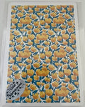 Coral Cockatoo Water Transfer Clear Decal - Yellow Meadow Flowers